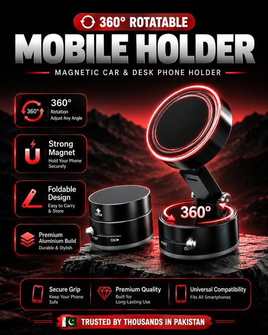 360° Magnetic Car Phone Holder